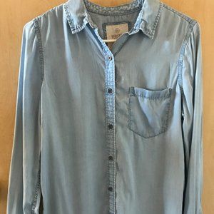 Chambray Button up Blouse